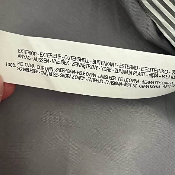 Off-White Leather Racer Jacket - Picture 6 of 8